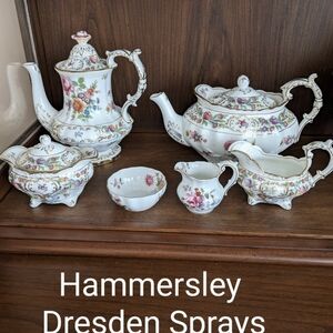 Hammersley Dresden Sprays Tea Set